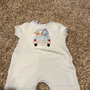 Magnolia Baby Blue Onesie